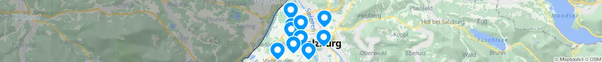 Map view for Pharmacies emergency services nearby Wals-Siezenheim (Salzburg-Umgebung, Salzburg)